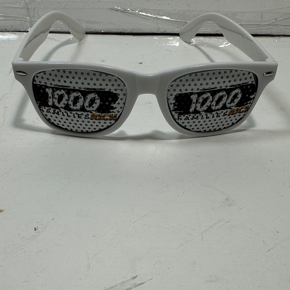 White Polka Dot Sunglasses OS Beach Festival Party